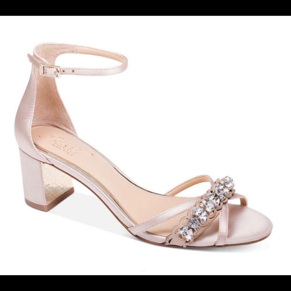 Badgley Mischka Giona ll Open Toe Ankle Strap Formal Evening Sandal